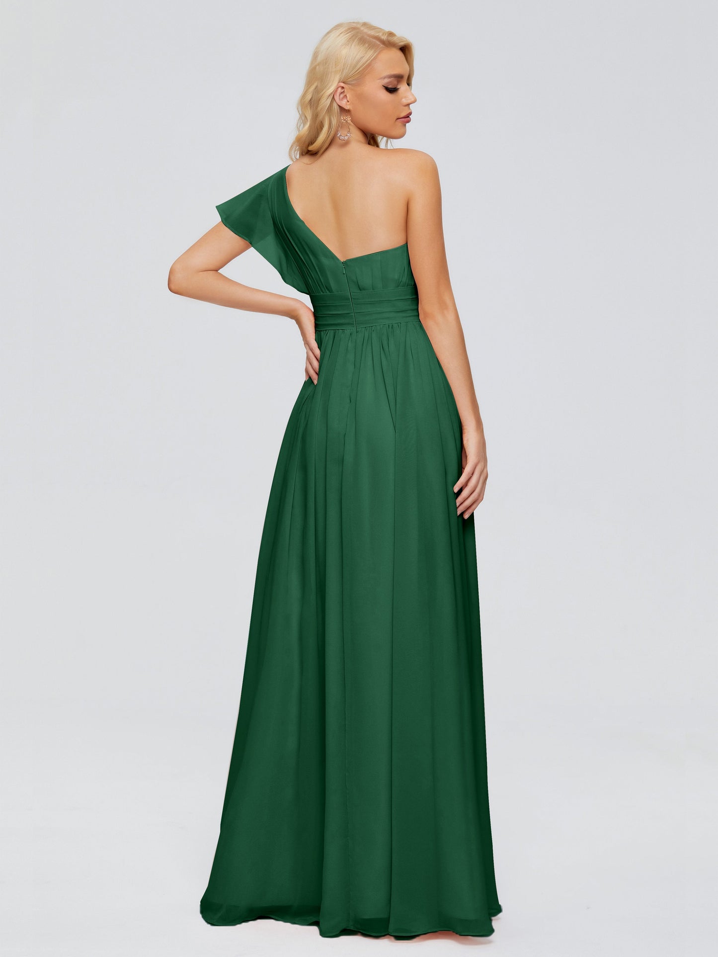 Rylee One Shoulder Chiffon Bridesmaid Dresses