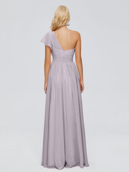 Rylee One Shoulder Chiffon Bridesmaid Dresses