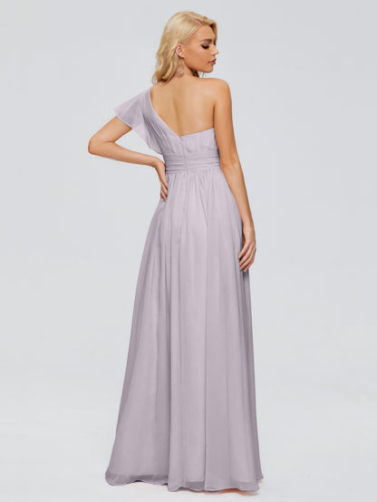 Rylee One Shoulder Chiffon Bridesmaid Dresses