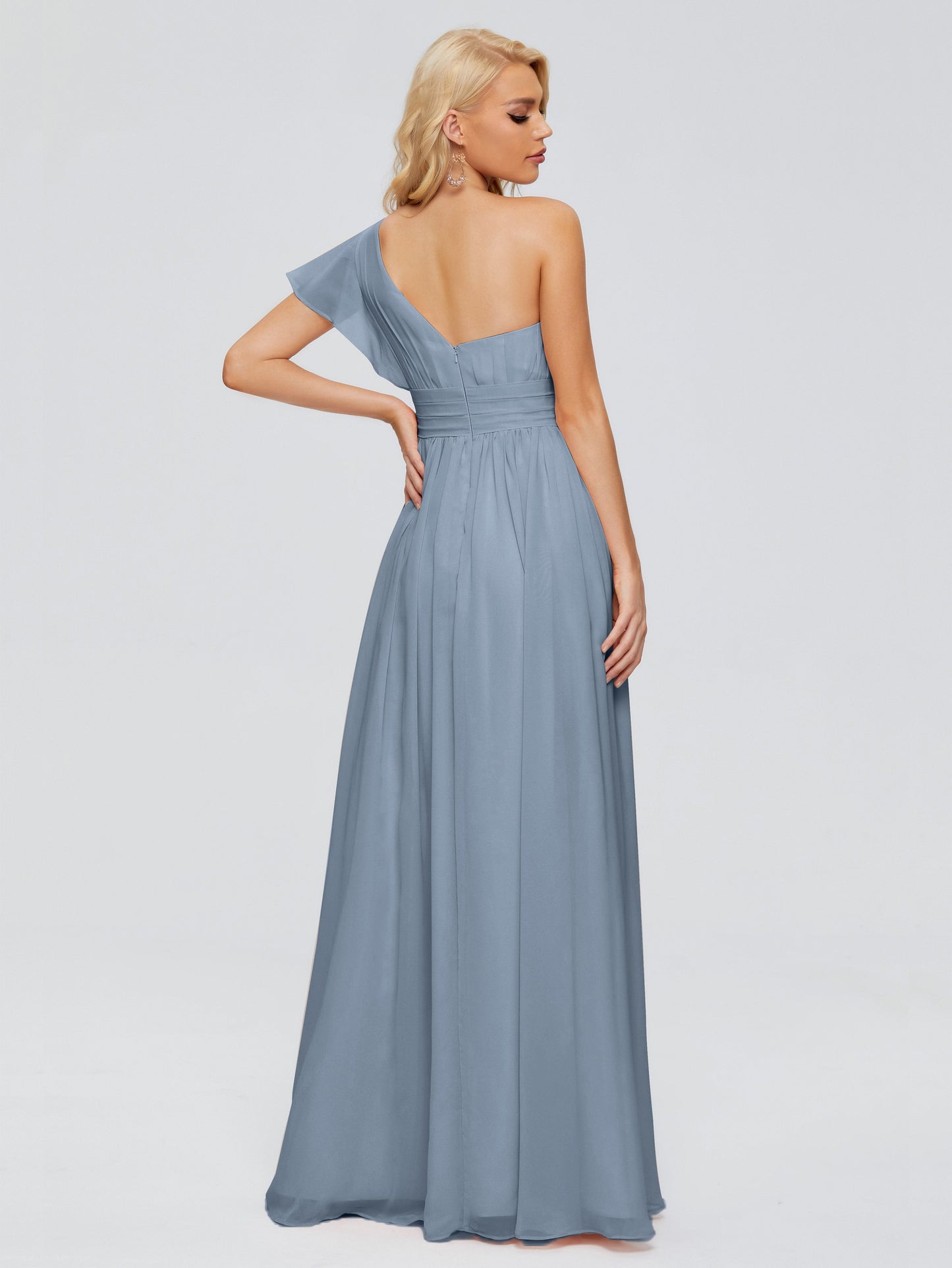 Rylee One Shoulder Chiffon Bridesmaid Dresses