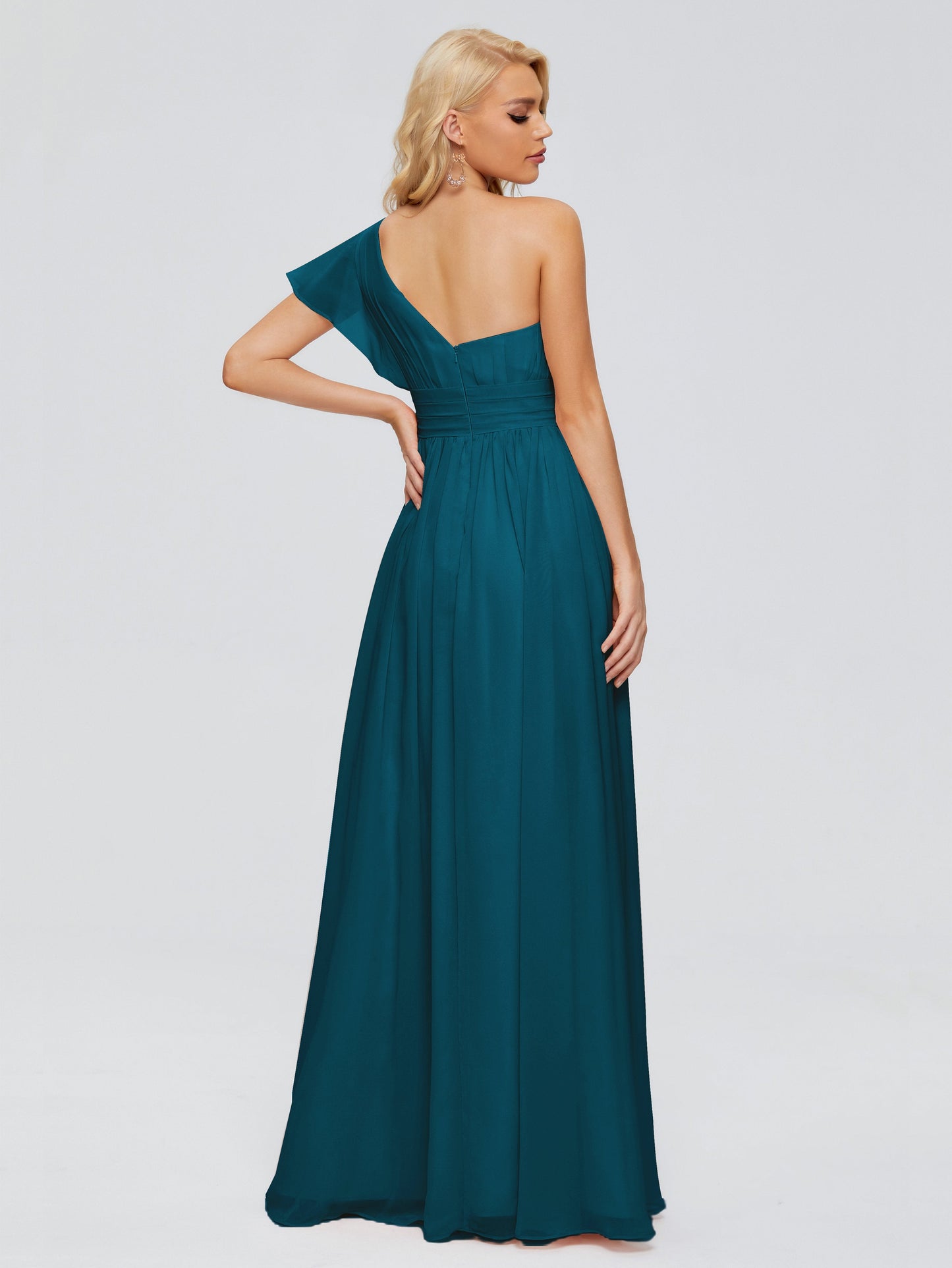 Rylee One Shoulder Chiffon Bridesmaid Dresses