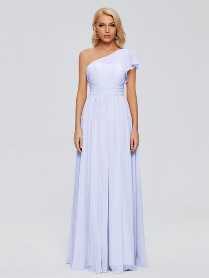 Rylee One Shoulder Chiffon Bridesmaid Dresses