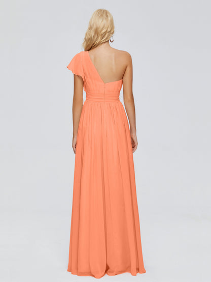 Rylee One Shoulder Chiffon Bridesmaid Dresses
