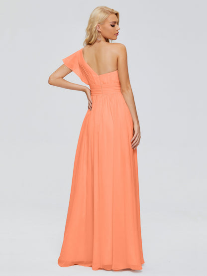 Rylee One Shoulder Chiffon Bridesmaid Dresses