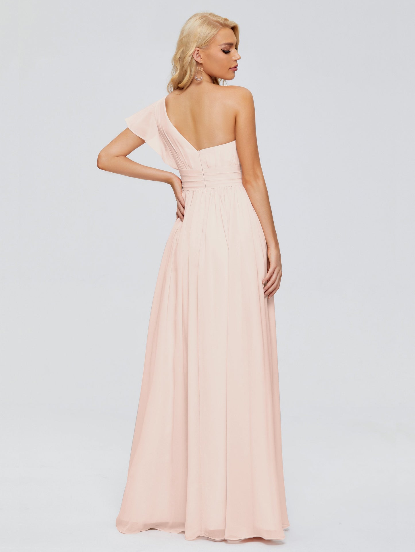 Rylee One Shoulder Chiffon Bridesmaid Dresses