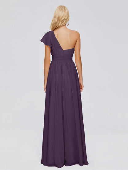 Rylee One Shoulder Chiffon Bridesmaid Dresses