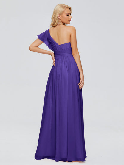 Rylee One Shoulder Chiffon Bridesmaid Dresses