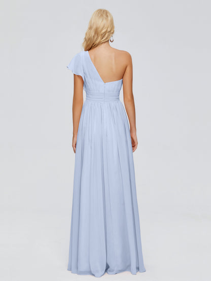 Rylee One Shoulder Chiffon Bridesmaid Dresses