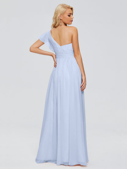 Rylee One Shoulder Chiffon Bridesmaid Dresses