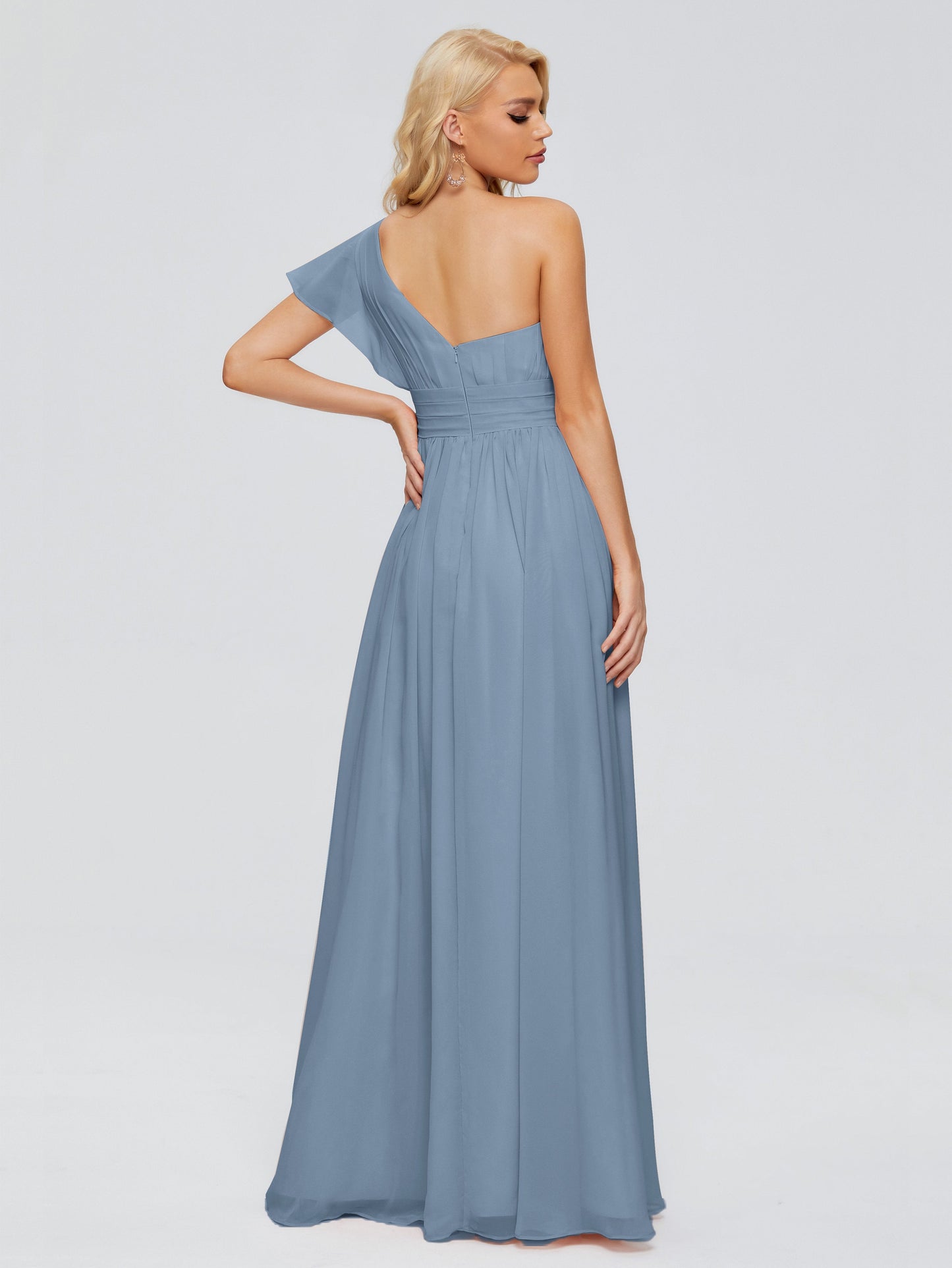Rylee One Shoulder Chiffon Bridesmaid Dresses