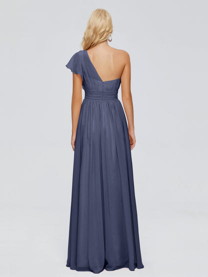Rylee One Shoulder Chiffon Bridesmaid Dresses