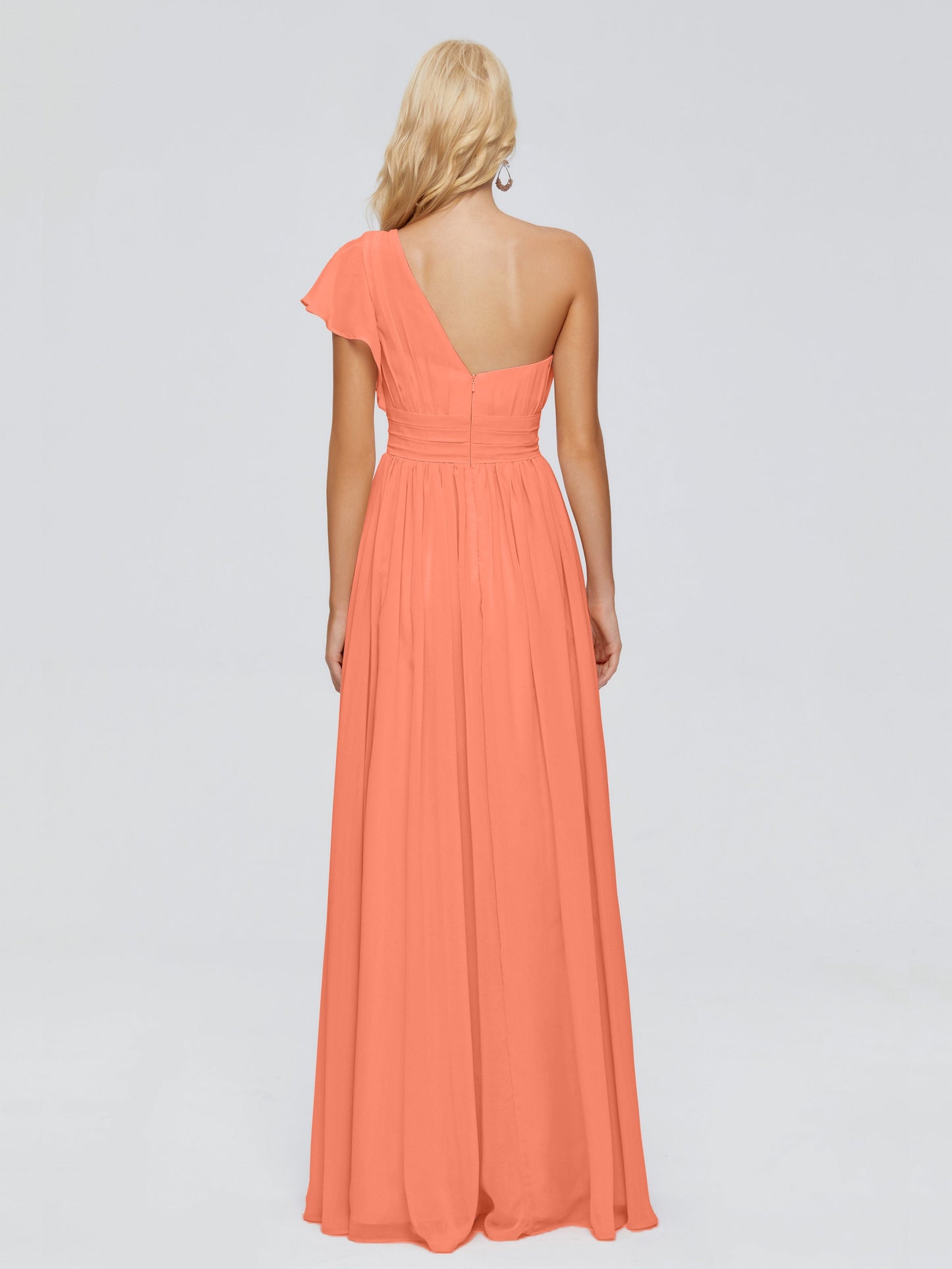Rylee One Shoulder Chiffon Bridesmaid Dresses