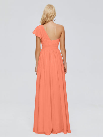 Rylee One Shoulder Chiffon Bridesmaid Dresses