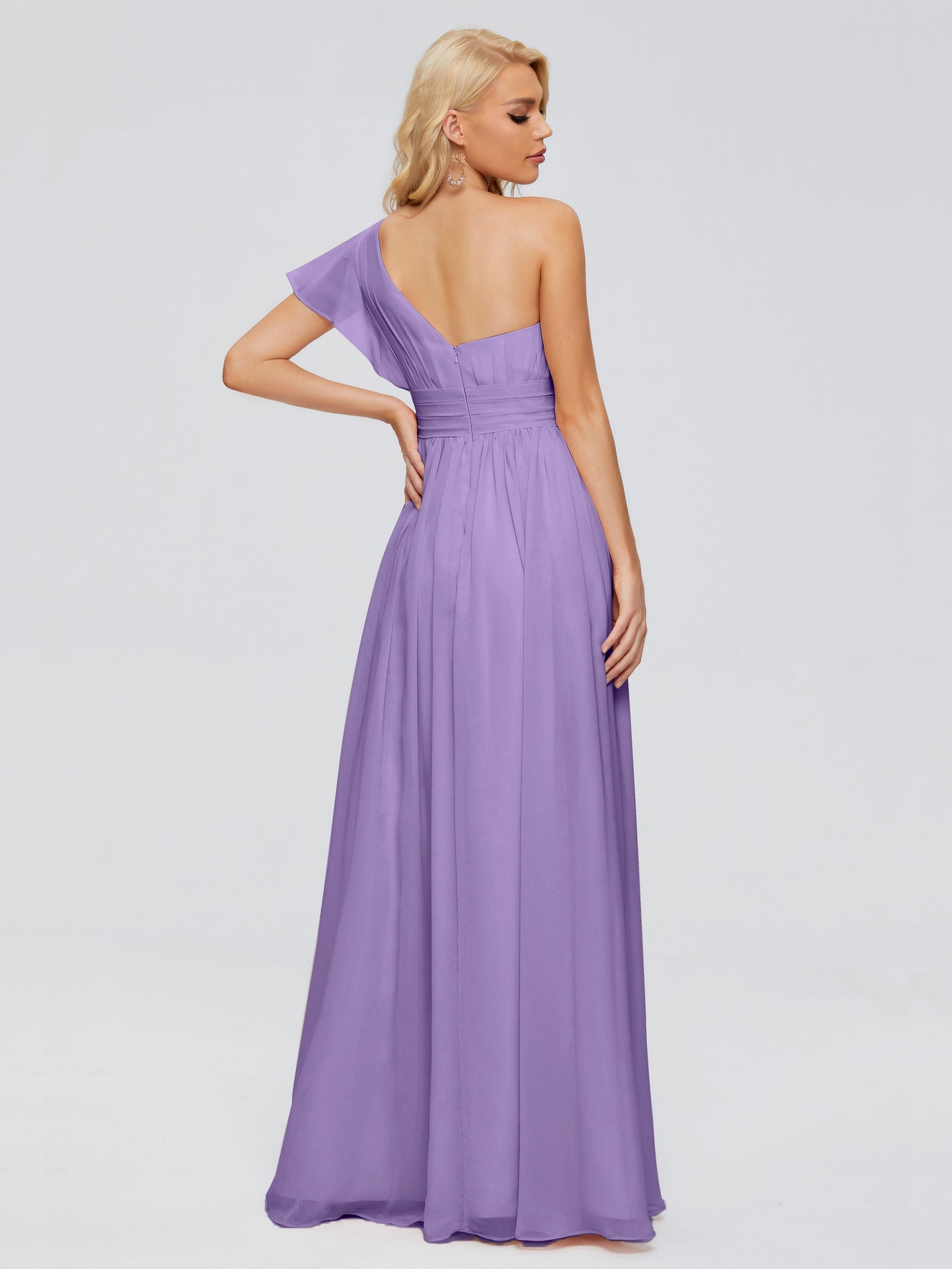 Rylee One Shoulder Chiffon Bridesmaid Dresses