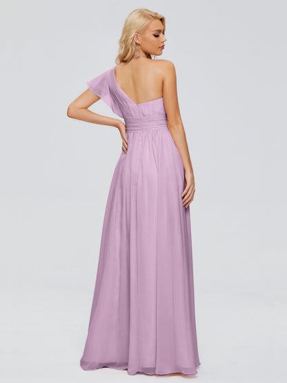 Rylee One Shoulder Chiffon Bridesmaid Dresses