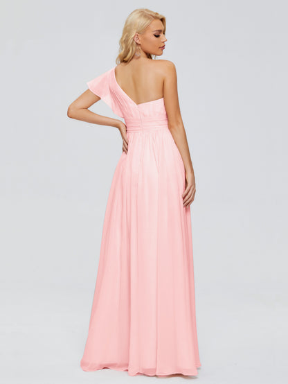 Rylee One Shoulder Chiffon Bridesmaid Dresses