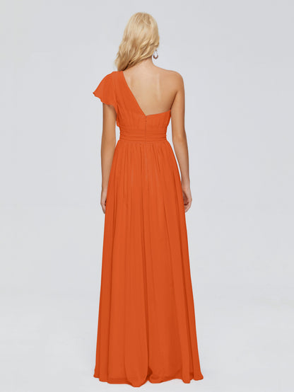 Rylee One Shoulder Chiffon Bridesmaid Dresses