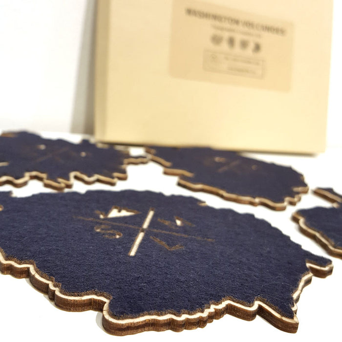 Coasters Single - Mt. Adams Topographic Coaster by SML