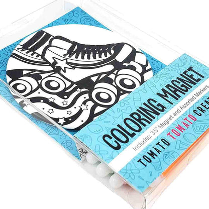 Coloring Magnet - Roller Skate by Tomato Tomato Creative