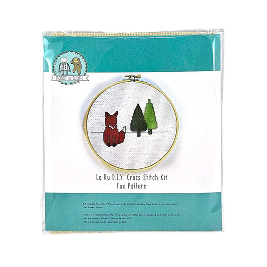 Cross Stitch Kit - Fox by LaRu