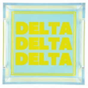 Delta Delta Delta Acrylic Tray