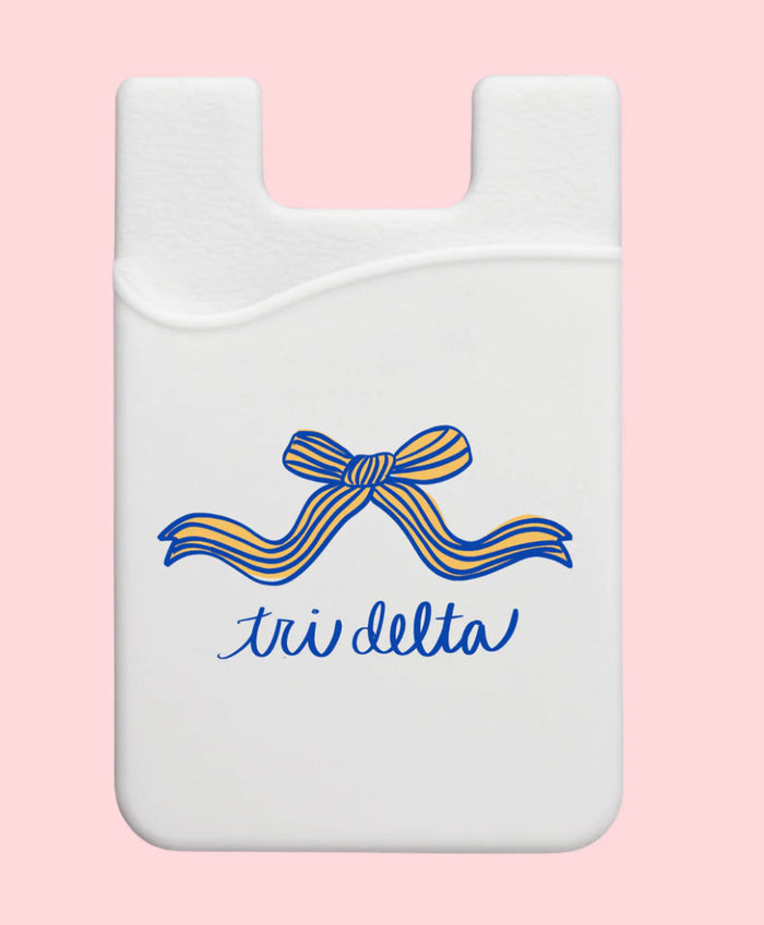 Delta Delta Delta Bow Phone Wallet