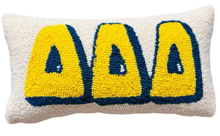 Delta Delta Delta Hook Pillows