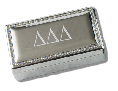 Delta Delta Delta Rectangular Pin Box