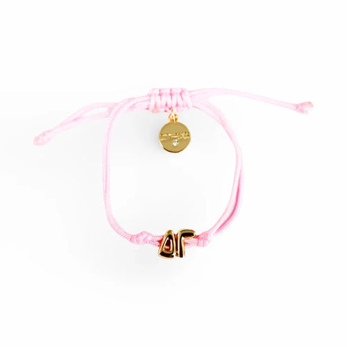Delta Gamma Bubble Letter Bracelet
