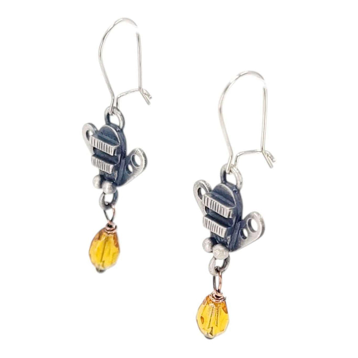 Earrings - Honey Bee (Sterling Silver) by Chickenscratch