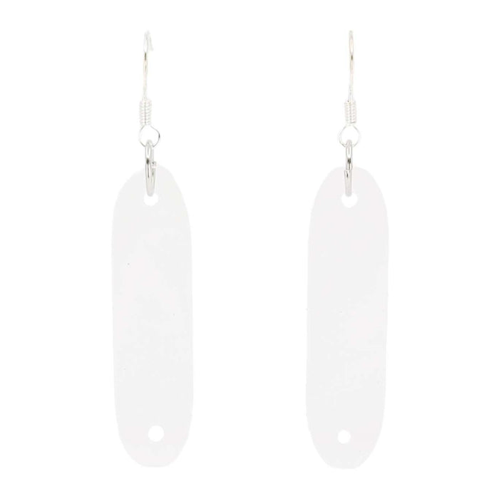 Earrings - Long Clear-Ings Enamel Pin Earring Converters by Pop Pastel