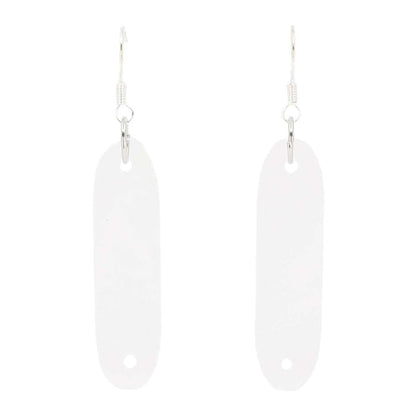 Earrings - Long Clear-Ings Enamel Pin Earring Converters by Pop Pastel