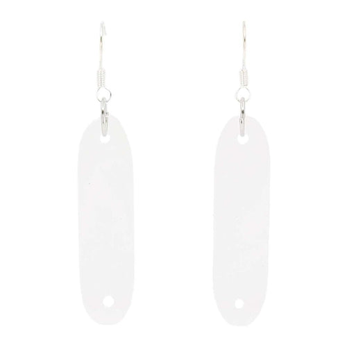 Earrings - Long Clear-Ings Enamel Pin Earring Converters by Pop Pastel