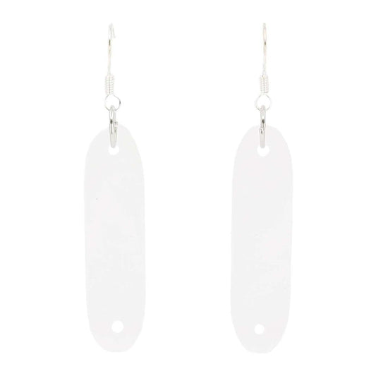 Earrings - Long Clear-Ings Enamel Pin Earring Converters by Pop Pastel