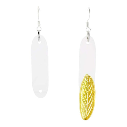 Earrings - Long Clear-Ings Enamel Pin Earring Converters by Pop Pastel