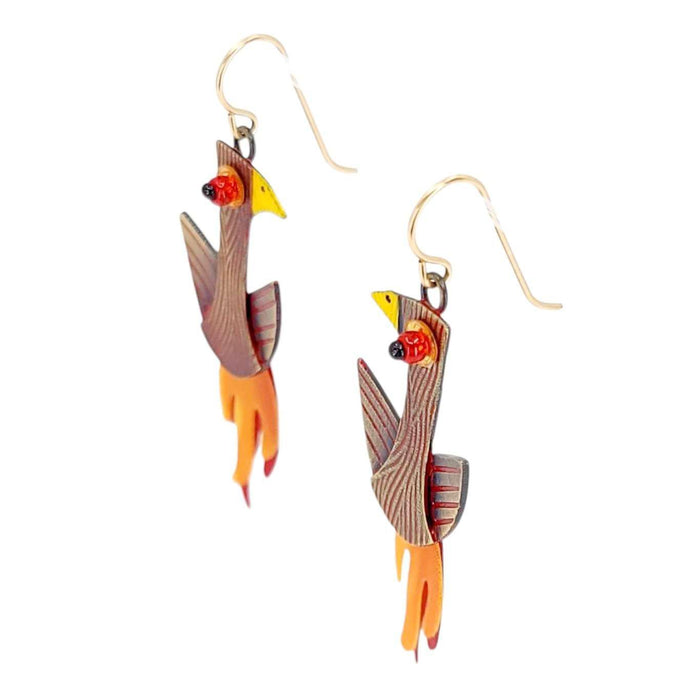 Earrings - Phoenix by Chickenscratch