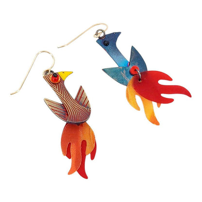 Earrings - Phoenix by Chickenscratch