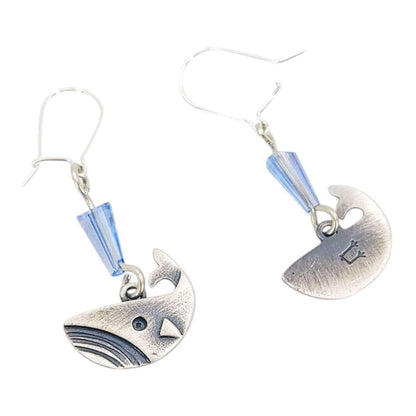 Earrings - Whale (Sterling) by Chickenscratch