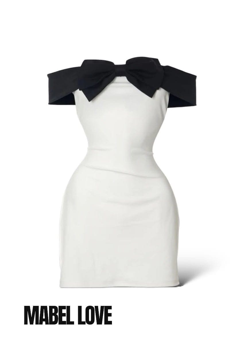 Chic White Mini Dress – Summer Party Style