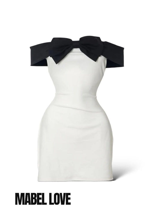Chic White Mini Dress – Summer Party Style
