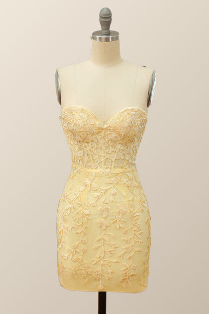 Sweetheart Lavender Lace Bodycon Mini Dress