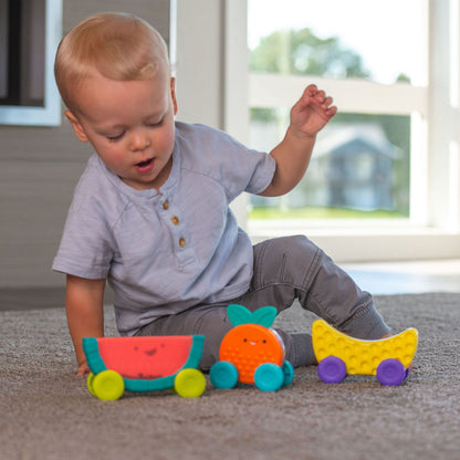 Sassy Stacking Fruit Action Cars