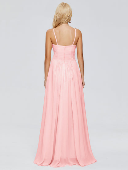 Isla Spaghetti Straps Chiffon Bridesmaid Dresses