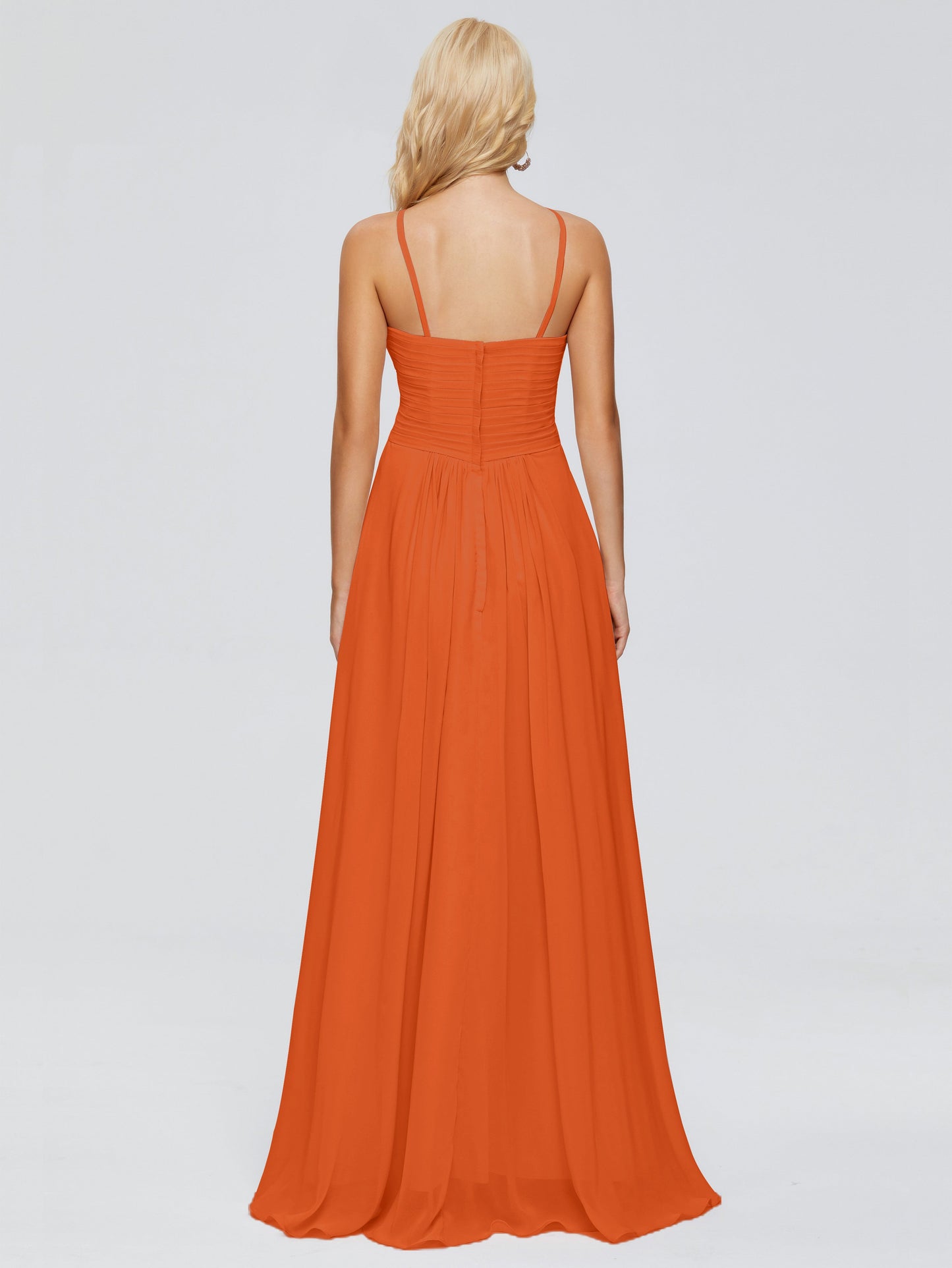Isla Spaghetti Straps Chiffon Bridesmaid Dresses