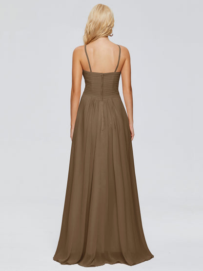 Isla Spaghetti Straps Chiffon Bridesmaid Dresses