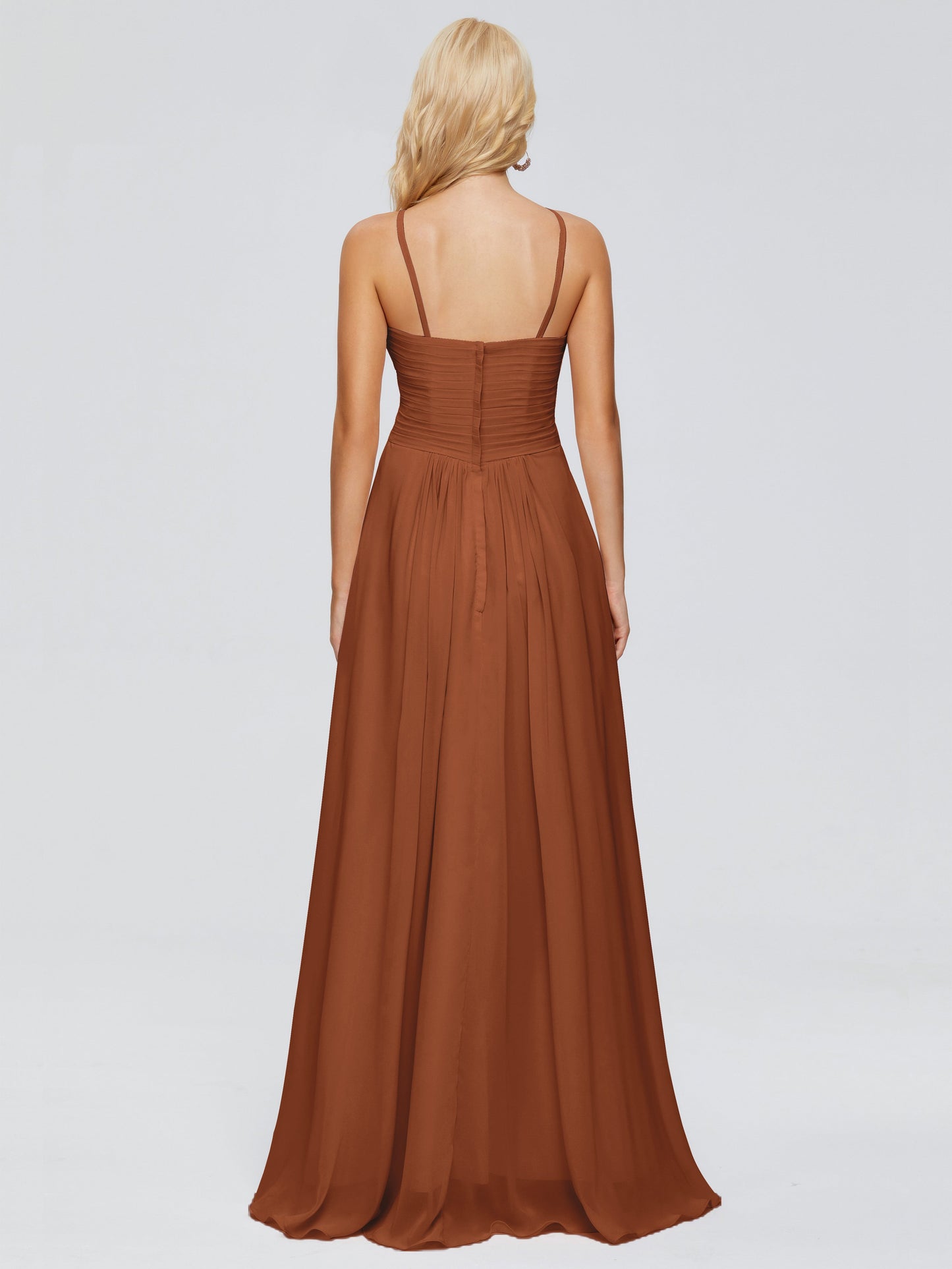 Isla Spaghetti Straps Chiffon Bridesmaid Dresses