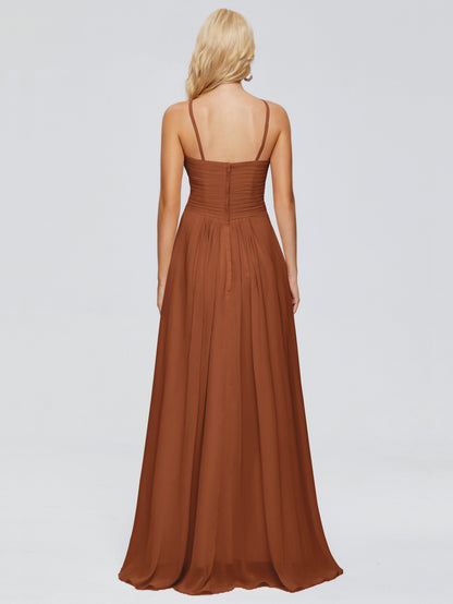 Isla Spaghetti Straps Chiffon Bridesmaid Dresses