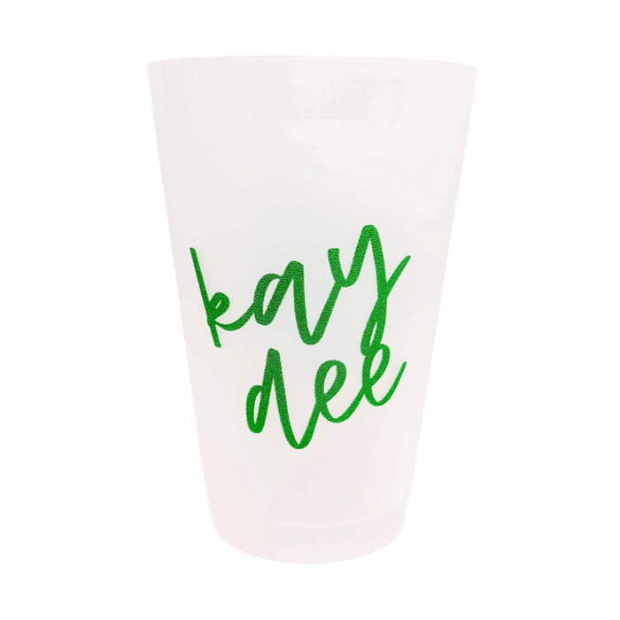 Kappa Delta Script Frost Cup