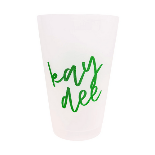 Kappa Delta Script Frost Cup