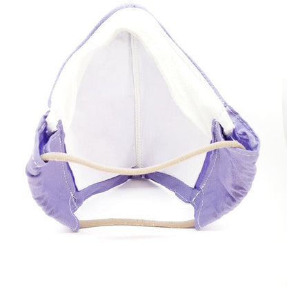 Mask - Large - Metallic Purple White Lining by imakecutestuff